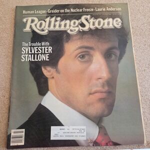 Rolling Stone Magazine Sylvester Stallone July 8 1982 Issue 373 Human League